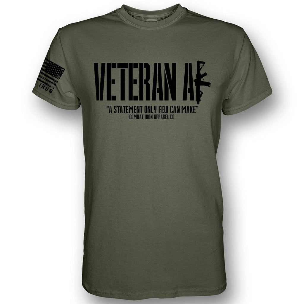 Veteran AF Men's T-Shirt Hoodie, Sweatshirt | CoreVibeTees.com (Image 3)