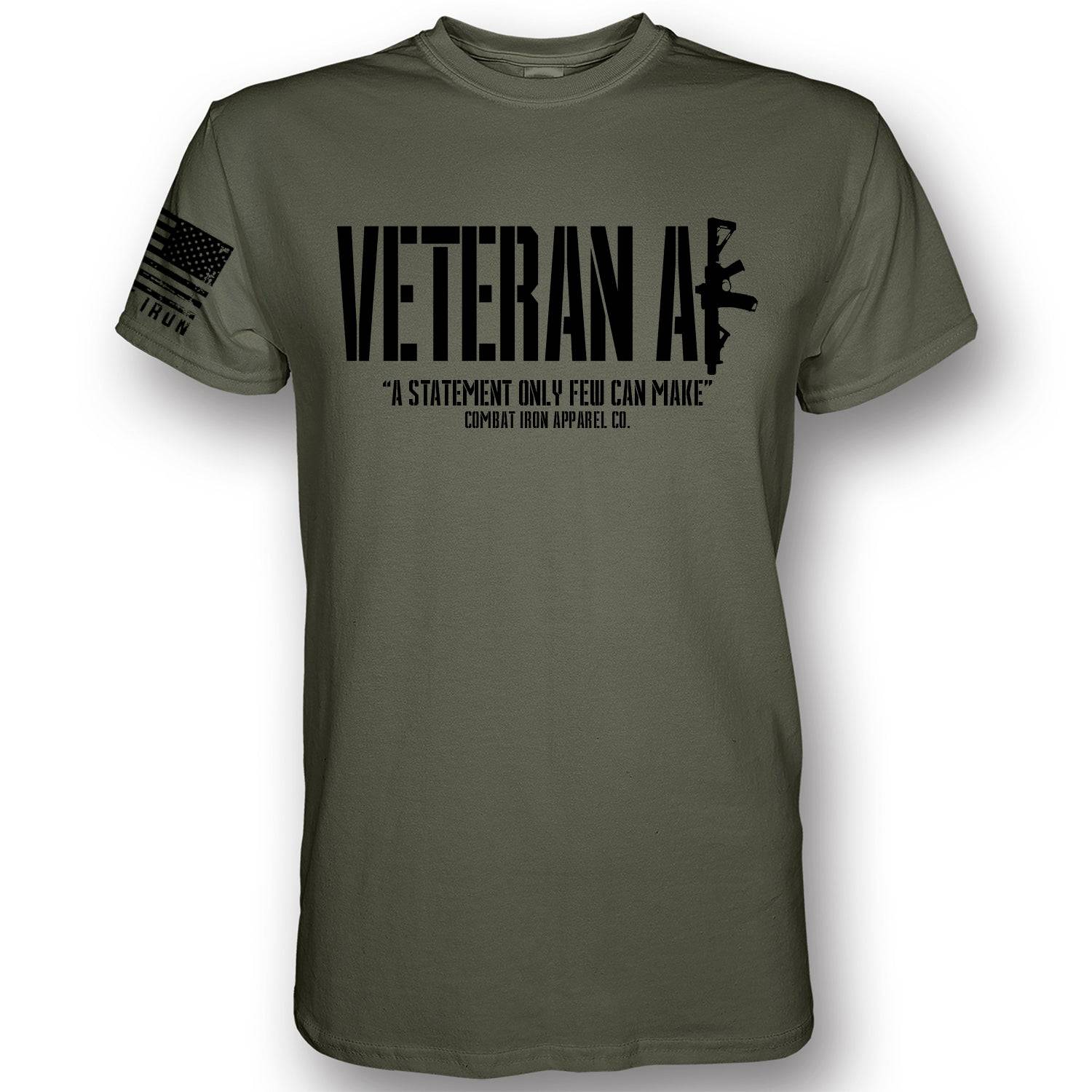 Veteran AF Men's T-Shirt Hoodie, Sweatshirt | CoreVibeTees.com (Image 3)
