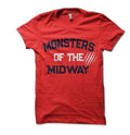 Midway Red Half Sleeve T-Shirt Hoodie, Sweatshirt | CoreVibeTees.com
