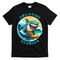 Orlando Florida Happy Surfing Shark Souvenir T-Shirt Hoodie, Sweatshirt | CoreVibeTees.com
