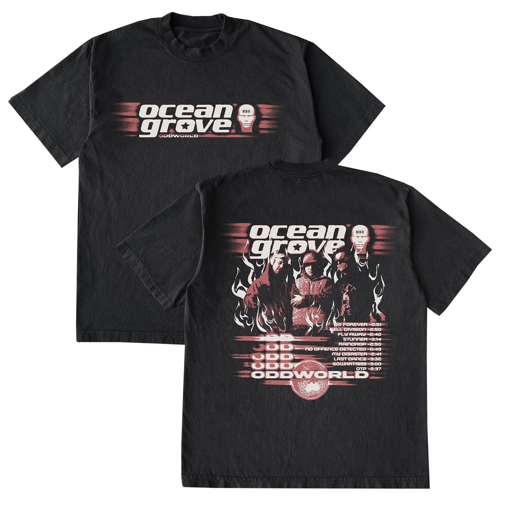 Oddworld Tracklist T-Shirt (Black) Hoodie, Sweatshirt | CoreVibeTees.com (Image 1)