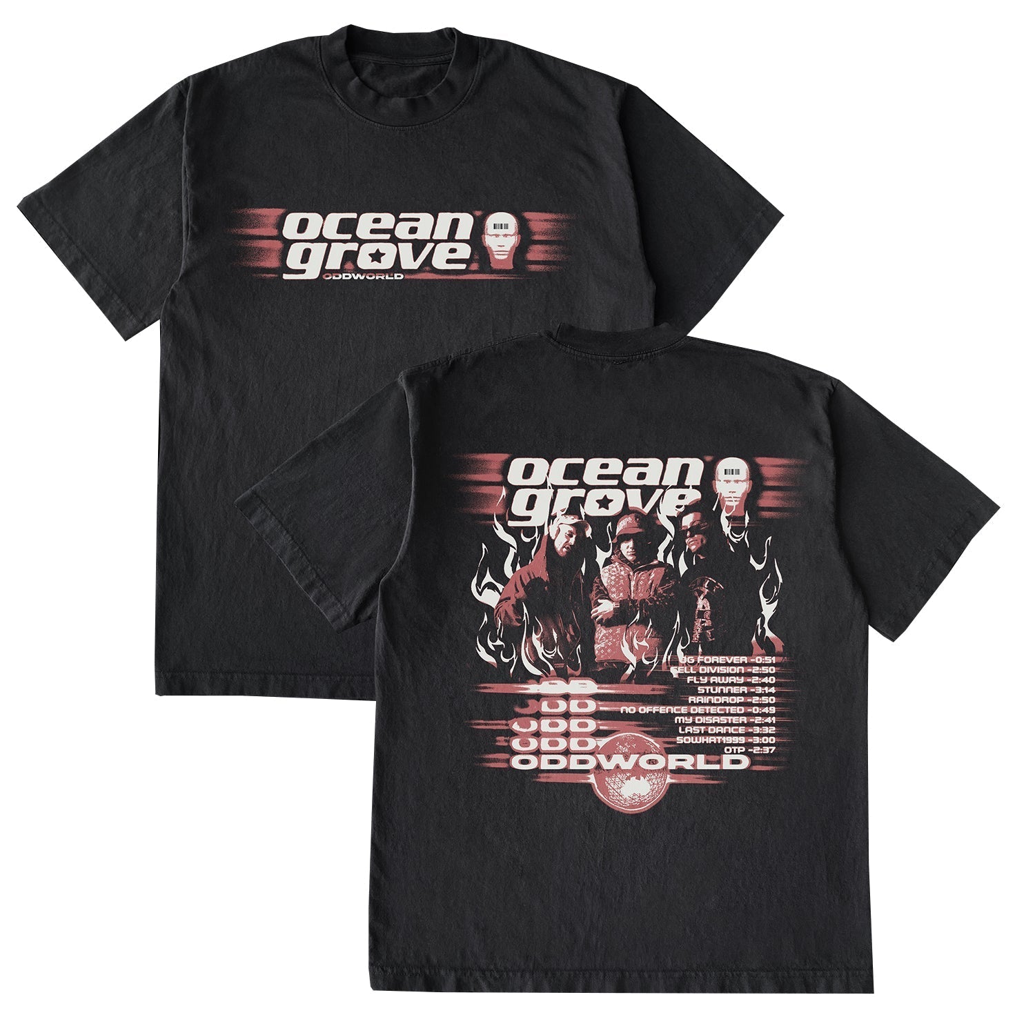 Oddworld Tracklist T-Shirt (Black) Hoodie, Sweatshirt | CoreVibeTees.com (Image 1)