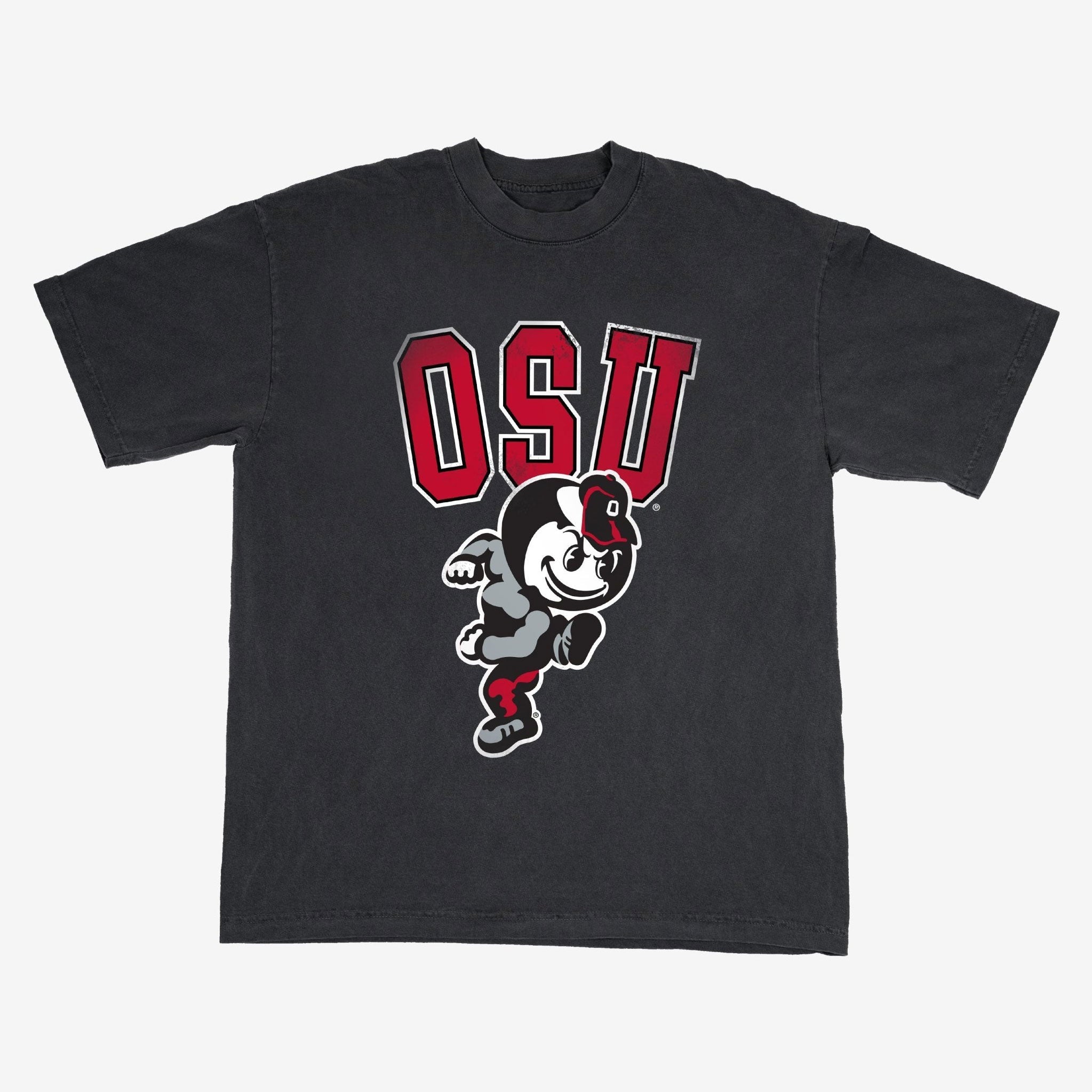 Ohio State Big Logo Heavy Tee Hoodie, Sweatshirt | CoreVibeTees.com
