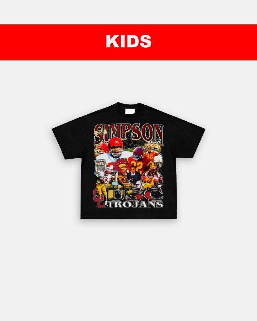 OJ SIMPSON - USC - KIDS TEE Hoodie, Sweatshirt | CoreVibeTees.com (Image 3)