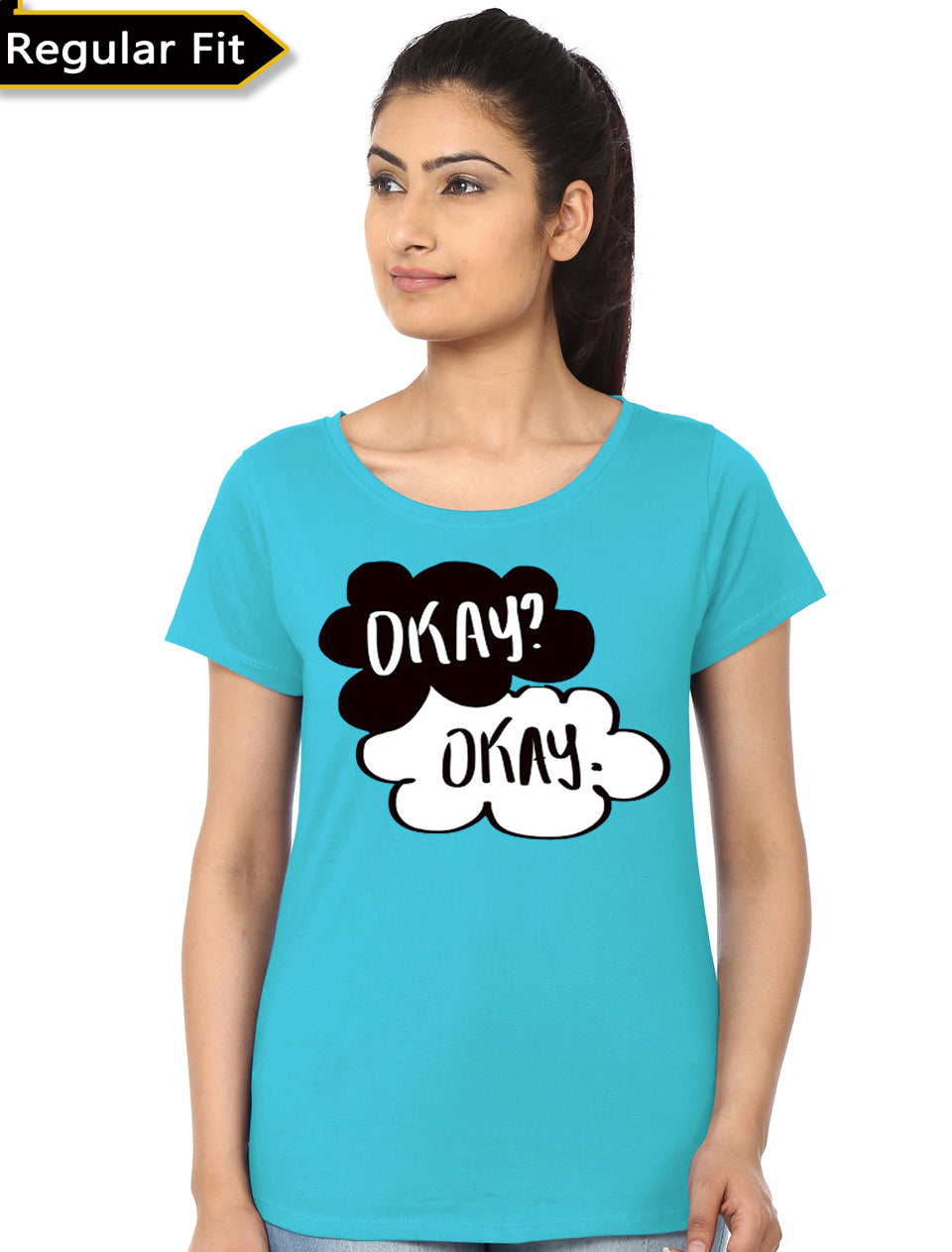 Okay Light Blue Top T-Shirts, Hoodie, Sweatshirt | CoreVibeTees.com