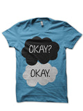 Okay Sky Blue Tee Hoodie, Sweatshirt | CoreVibeTees.com
