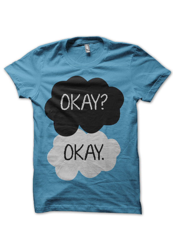 Okay Sky Blue Tee Hoodie, Sweatshirt | CoreVibeTees.com