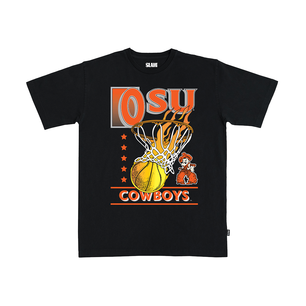 Oklahoma State Hoops Vault Heavy Tee Hoodie, Sweatshirt | CoreVibeTees.com