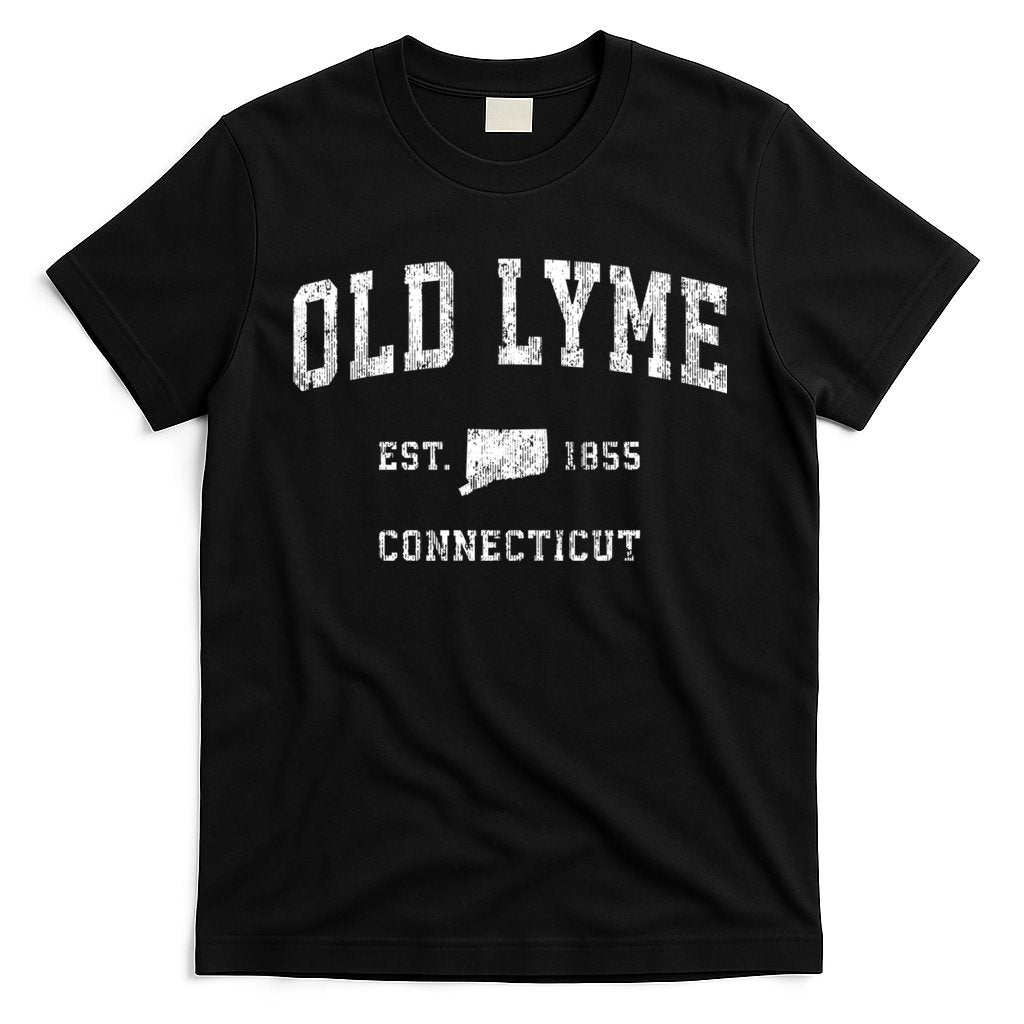 Old Lyme Connecticut Ct Vintage Sports T-Shirt Hoodie, Sweatshirt | CoreVibeTees.com