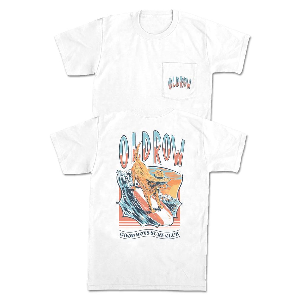 Good Boys Surf Club Pocket Tee Hoodie, Sweatshirt | CoreVibeTees.com (Image 1)