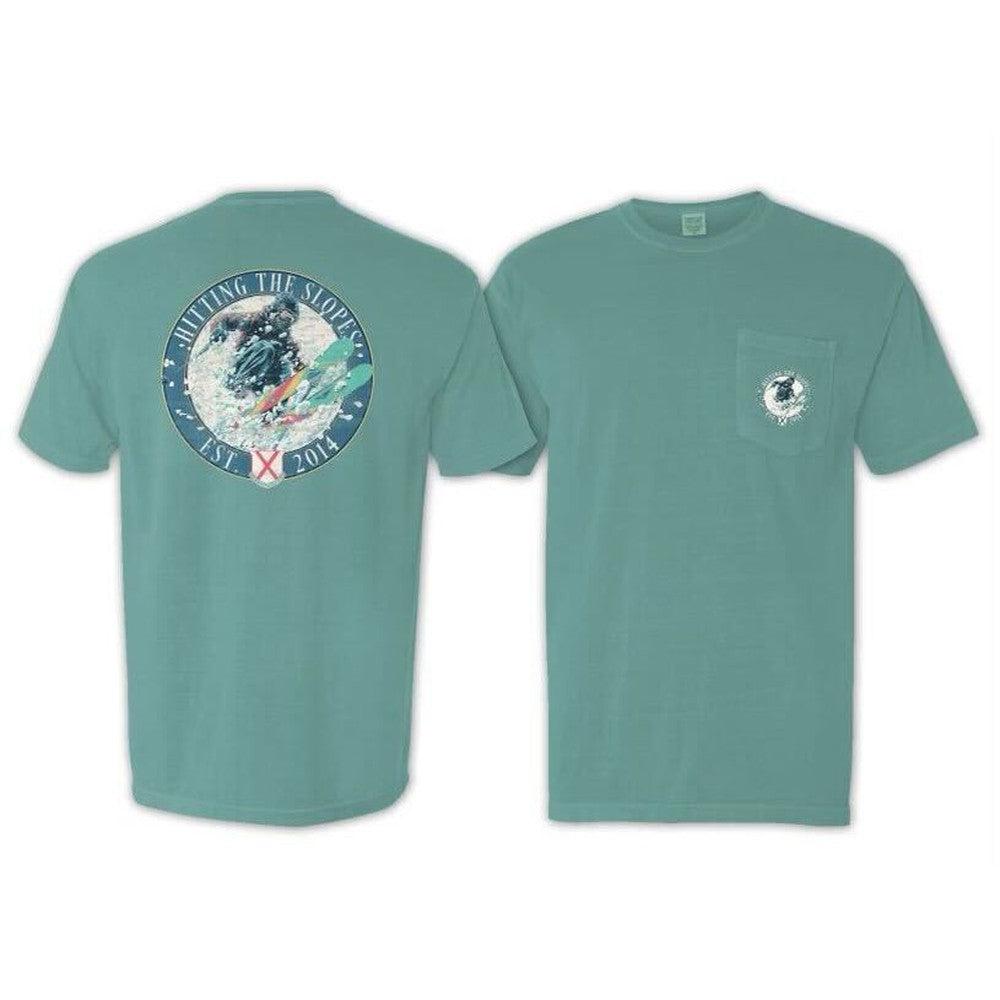 Hitting the Slopes V10 Pocket Tee Hoodie, Sweatshirt | CoreVibeTees.com (Image 1)