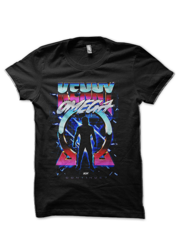 Kenny Omega Half Sleeve Black T-Shirt Hoodie, Sweatshirt | CoreVibeTees.com