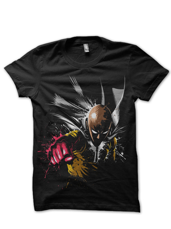 One Punch Black T-Shirt Style001 Hoodie, Sweatshirt | CoreVibeTees.com