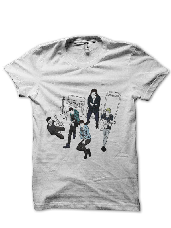 One Direction Half Sleeve White T-Shirt Style001 Hoodie, Sweatshirt | CoreVibeTees.com