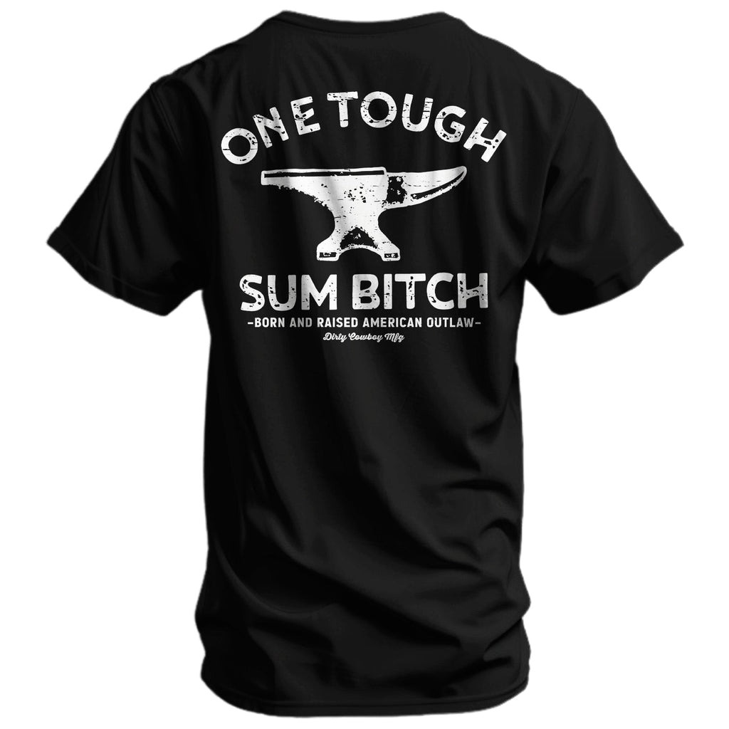 One Tough Sum Born and Raised American Outlaw Men's T-Shirt Hoodie, Sweatshirt | CoreVibeTees.com (Image 1)