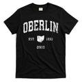 Oberlin Ohio OH Vintage Athletic Sports Design T-Shirt Hoodie, Sweatshirt | CoreVibeTees.com
