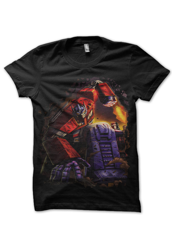 Optimus Prime Black Tee Hoodie, Sweatshirt | CoreVibeTees.com