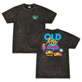 Old Row 90s Gaming Mineral Wash Tee Hoodie, Sweatshirt | CoreVibeTees.com (Image 1)
