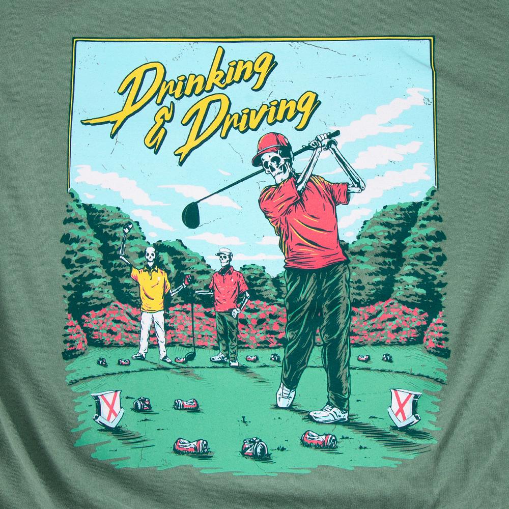 Drinking and Driving Pocket Tee Hoodie, Sweatshirt | CoreVibeTees.com (Image 2)