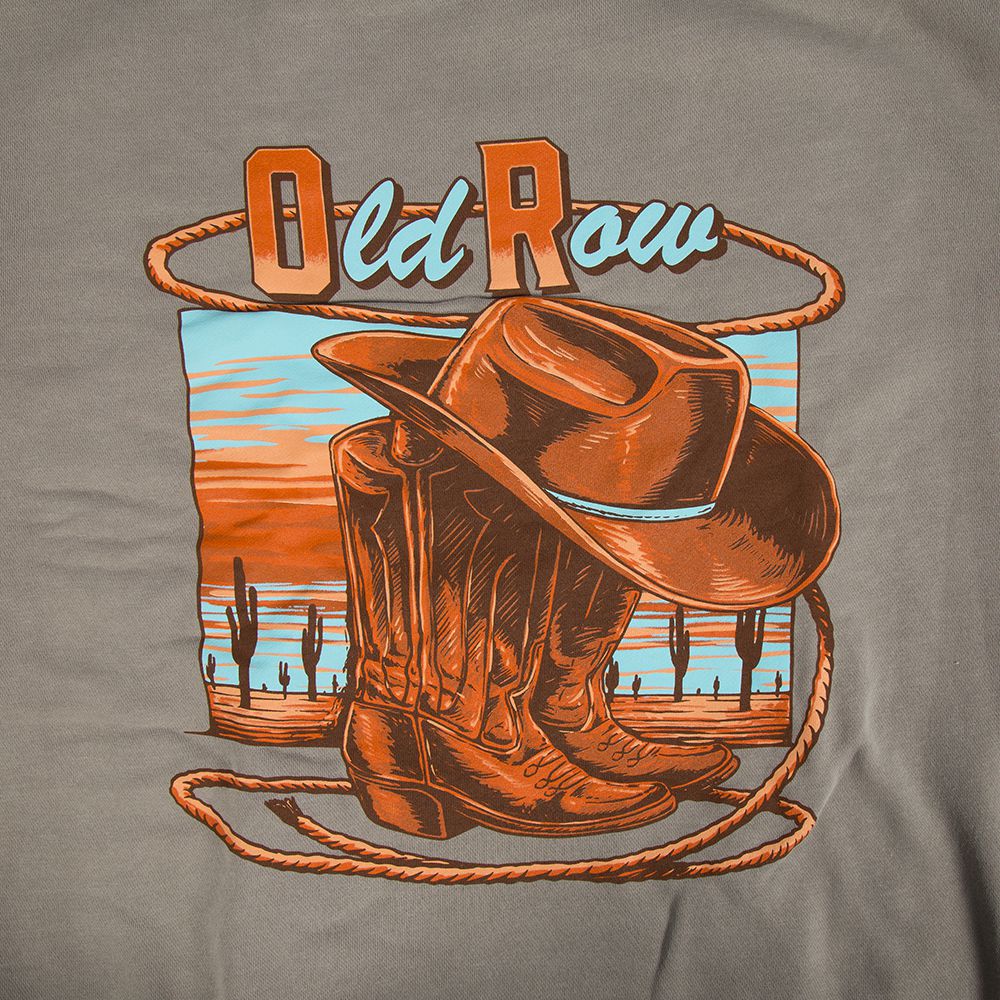 The Western Cowboy Pigment Dyed Premium Hoodie T-Shirts, Sweatshirt | CoreVibeTees.com (Image 2)