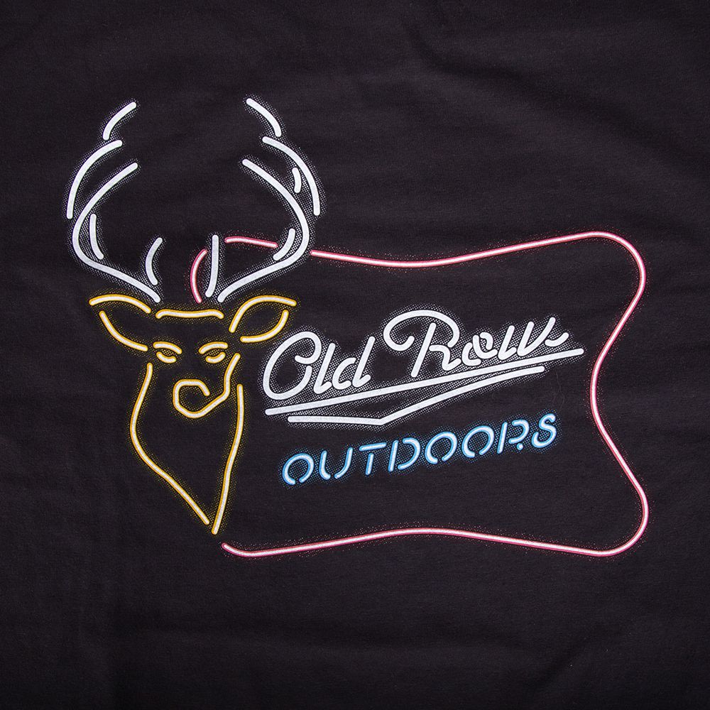 Old Row Outdoors Neon Buck Pocket Tee Hoodie, Sweatshirt | CoreVibeTees.com (Image 2)