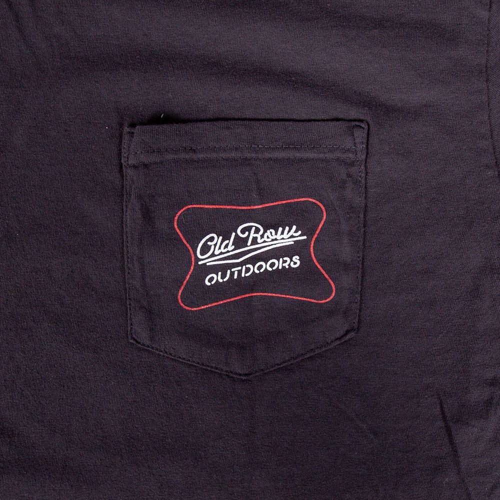 Old Row Outdoors Neon Trout Pocket Tee Hoodie, Sweatshirt | CoreVibeTees.com (Image 3)