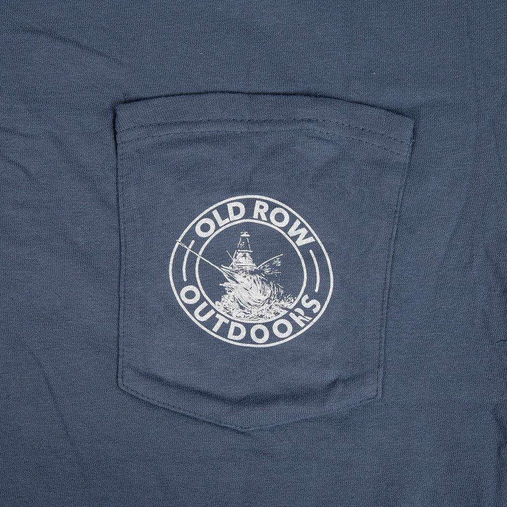 Old Row Outdoors Marlin Badge Pocket Tee Hoodie, Sweatshirt | CoreVibeTees.com (Image 3)