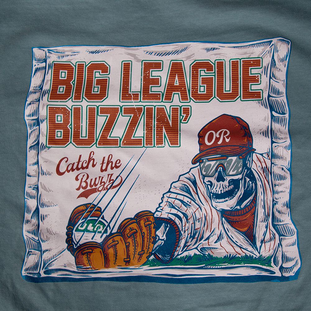 Big League Buzzin' Pocket Tee Hoodie, Sweatshirt | CoreVibeTees.com (Image 2)