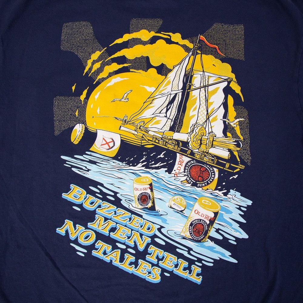 The Buzzed Pirate Pocket Tee Hoodie, Sweatshirt | CoreVibeTees.com (Image 2)