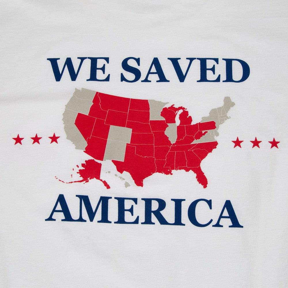 We Saved America 2024 Pocket Tee Hoodie, Sweatshirt | CoreVibeTees.com (Image 2)
