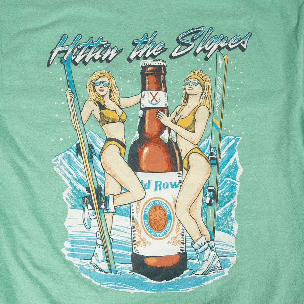 Hittin' The Slopes Chicks Pocket Tee Hoodie, Sweatshirt | CoreVibeTees.com (Image 2)
