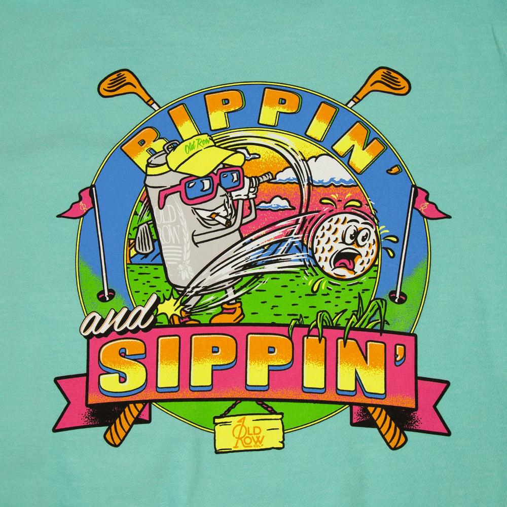 Rippin' and Sippin' Pocket Tee Hoodie, Sweatshirt | CoreVibeTees.com (Image 2)