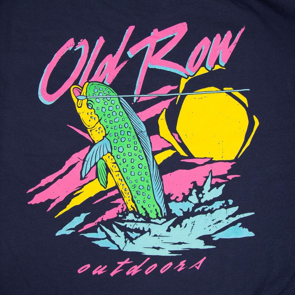 Old Row Outdoors Neon Mahi Pocket Tee Hoodie, Sweatshirt | CoreVibeTees.com (Image 2)