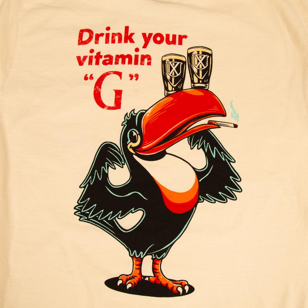 Drink Your Vitamin G Pocket Tee Hoodie, Sweatshirt | CoreVibeTees.com (Image 2)
