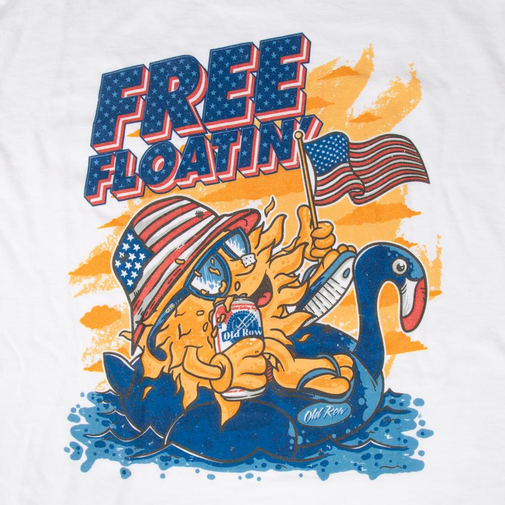 Free Floatin Pocket Tee Hoodie, Sweatshirt | CoreVibeTees.com (Image 2)