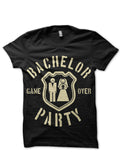 Bachelor Party Game Over Black T-Shirt Hoodie, Sweatshirt | CoreVibeTees.com