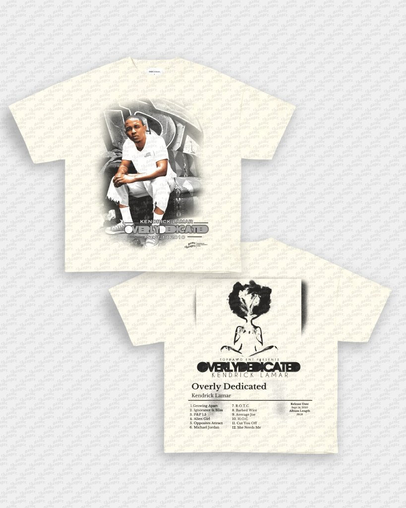 OVERLY DEDICATED TEE - [DS] Hoodie, Sweatshirt | CoreVibeTees.com (Image 2)
