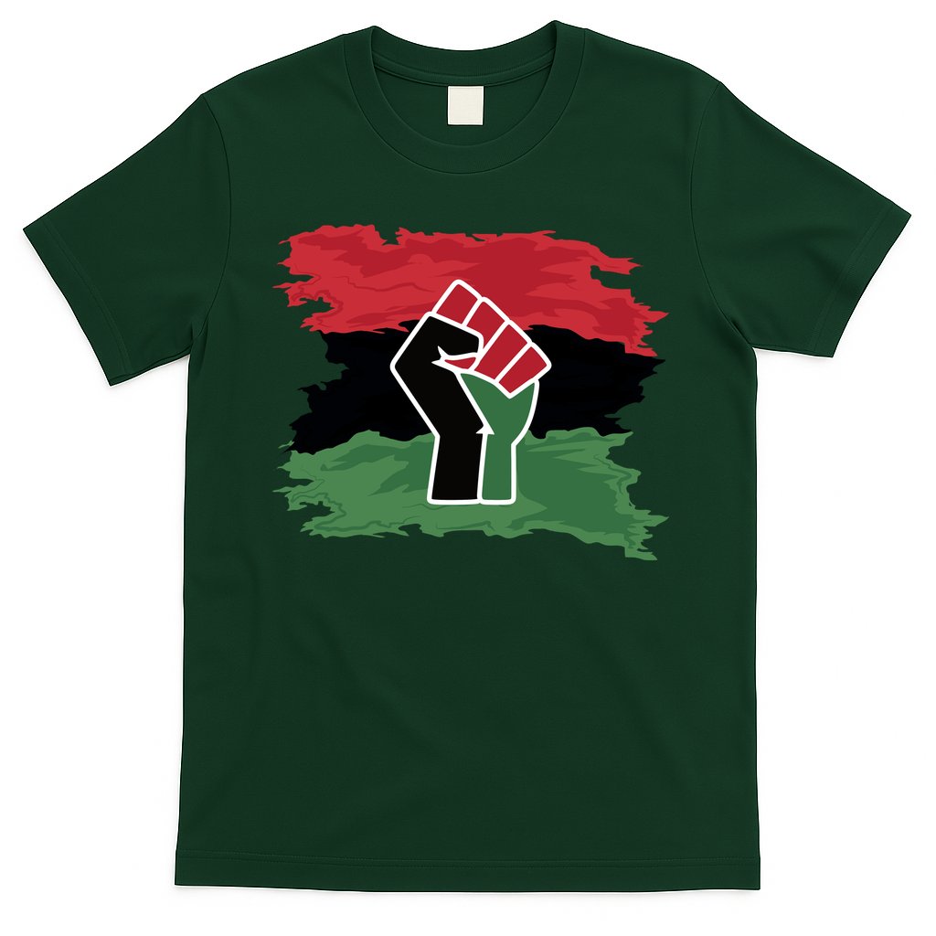 Pan African Flag Black Fist U.N.I.A. Flag T-Shirt Hoodie, Sweatshirt | CoreVibeTees.com