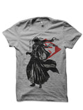 Bleach â€“ Kenpachi Zaraki Grey T-Shirt Hoodie, Sweatshirt | CoreVibeTees.com