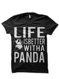 Panda Black T-Shirt Hoodie, Sweatshirt | CoreVibeTees.com