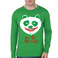 Green Panda Full Sleeve Tee Hoodie, Sweatshirt | CoreVibeTees.com