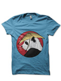Smoking Panda Light Blue Tee Hoodie, Sweatshirt | CoreVibeTees.com