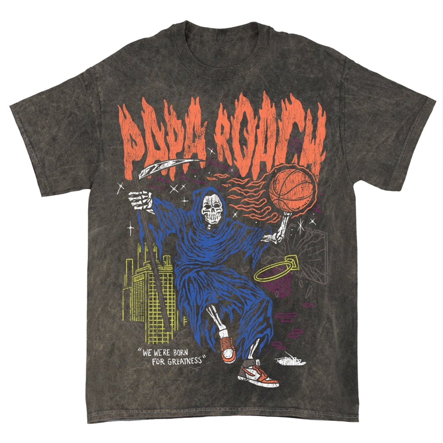 Dunk Madness Tee (Mineral Wash) Hoodie, Sweatshirt | CoreVibeTees.com (Image 1)