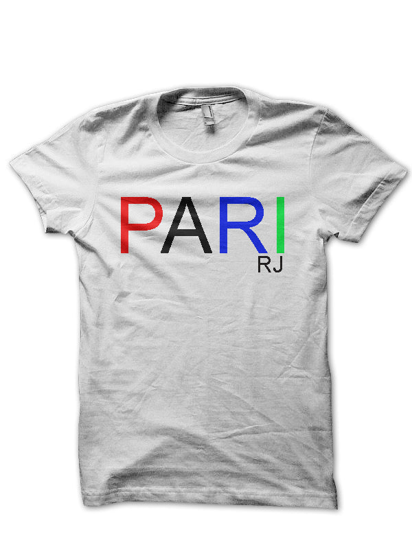 Pari RJ White Tee Hoodie, Sweatshirt | CoreVibeTees.com