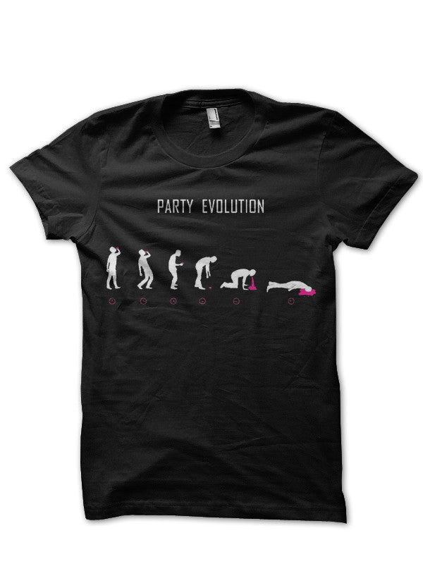 Party Evolution Black T-Shirt Hoodie, Sweatshirt | CoreVibeTees.com