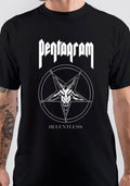 Pentagram Band Black T-Shirt Hoodie, Sweatshirt | CoreVibeTees.com