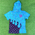 BatWrapz Baseball Blue Ice Cream Short Sleeve Performance Hoodie - Youth T-Shirts, Sweatshirt | CoreVibeTees.com (Image 1)