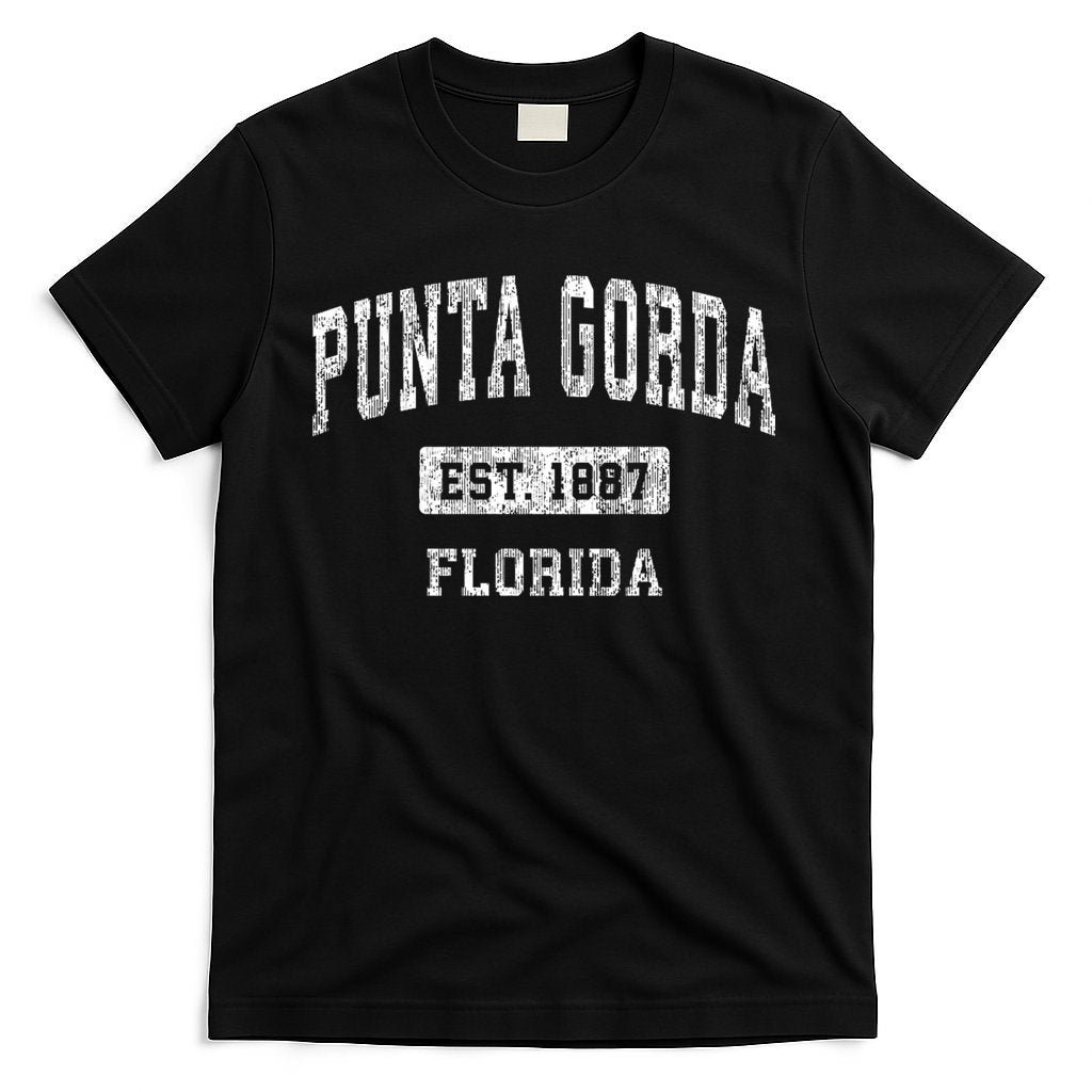 Punta Gorda Florida Fl Vintage Sports T-Shirt Hoodie, Sweatshirt | CoreVibeTees.com