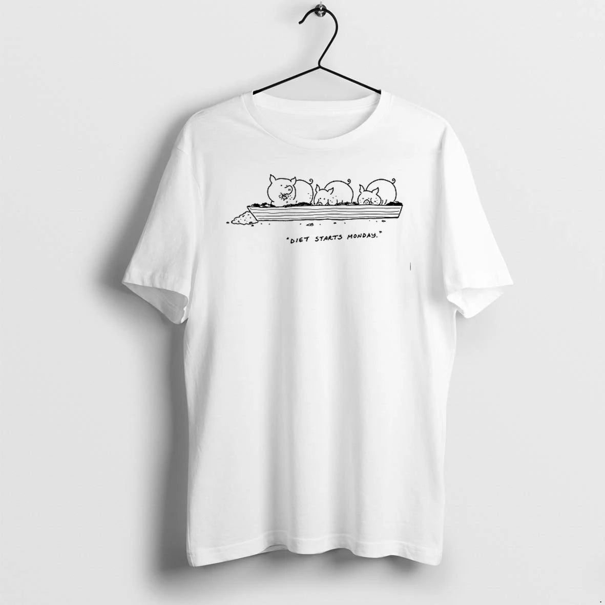 Pig Eat Diet Starts Monday 0 Tshirts Sweater