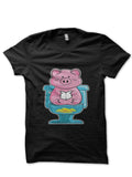 Cute & Funny Pig On Toilet Piggy Bank Potty Training T-Shirt Hoodie, Sweatshirt | CoreVibeTees.com